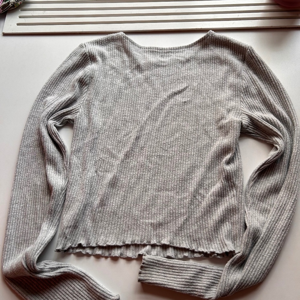 Pacsun Long Sleeve Grey Shirt